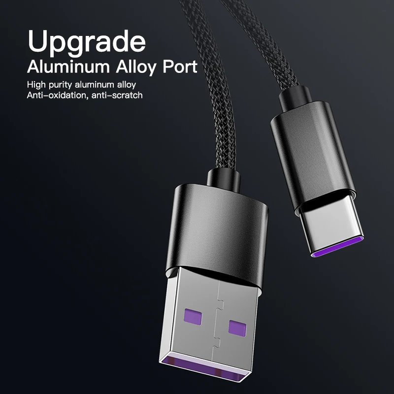 Niye 5A Кабель с разъемом usb c для быстрой зарядки типа C Samsung Galaxy LG Pixel Huawei Xiaomi зарядный