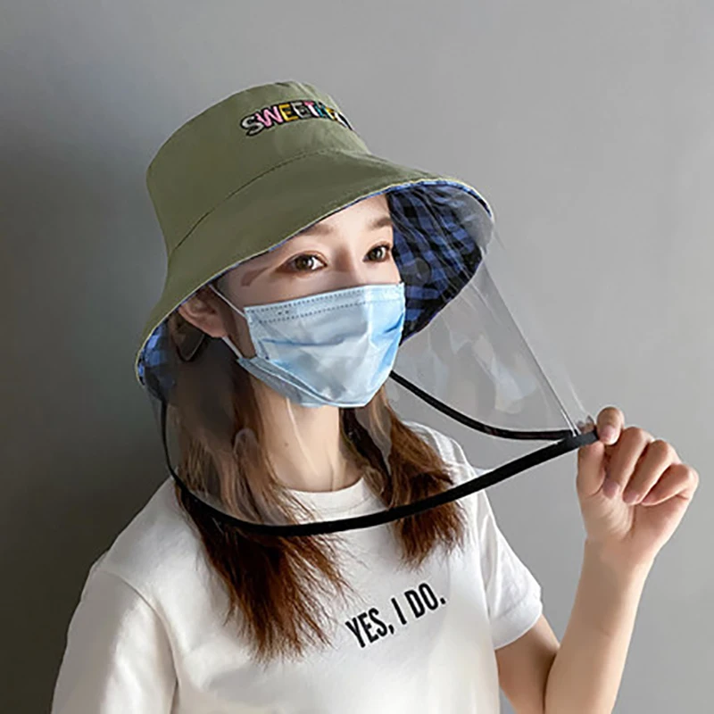 

Safety protective hat, female fisherman hat, anti-droplet and dust-proof summer sun hat, female anti-splash women hat