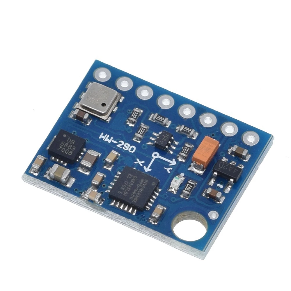 Модуль TZT Φ 10DOF MPU6050 HMC5883L BMP180 GY87 модуль датчика для Arduino | Электронные компоненты и