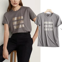 withered harajuku tshirt england style vintage letter print o neck cotton summer t shirt women camisetas verano mujer 2021 tops
