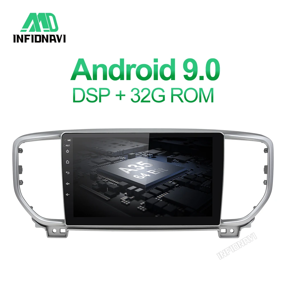 Android 9,0 автомобильный dvd для KIA sportage kx5 gps навигация автомобиля Радио Видео Стерео Мультимедиа Плеер ips экран