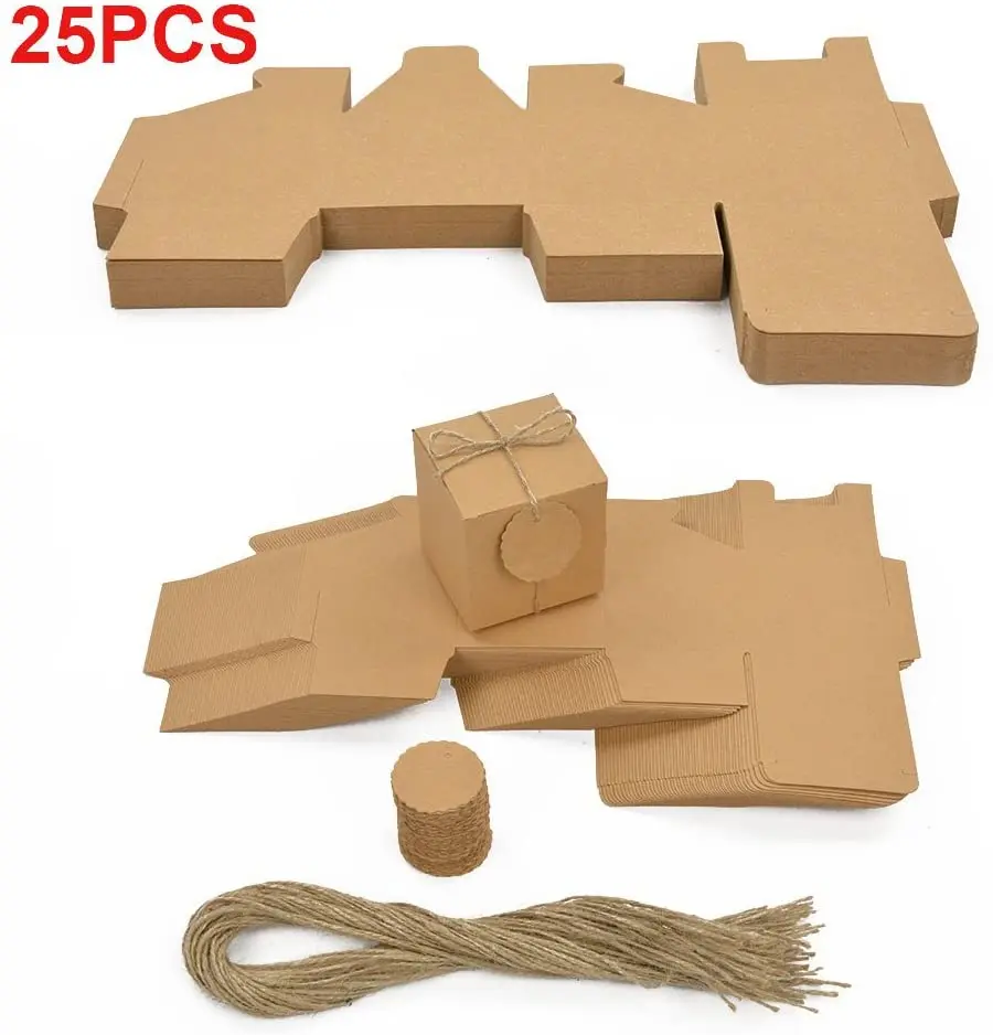 Винтажные подарочные бумажные коробки metable 25 шт. | Дом и сад