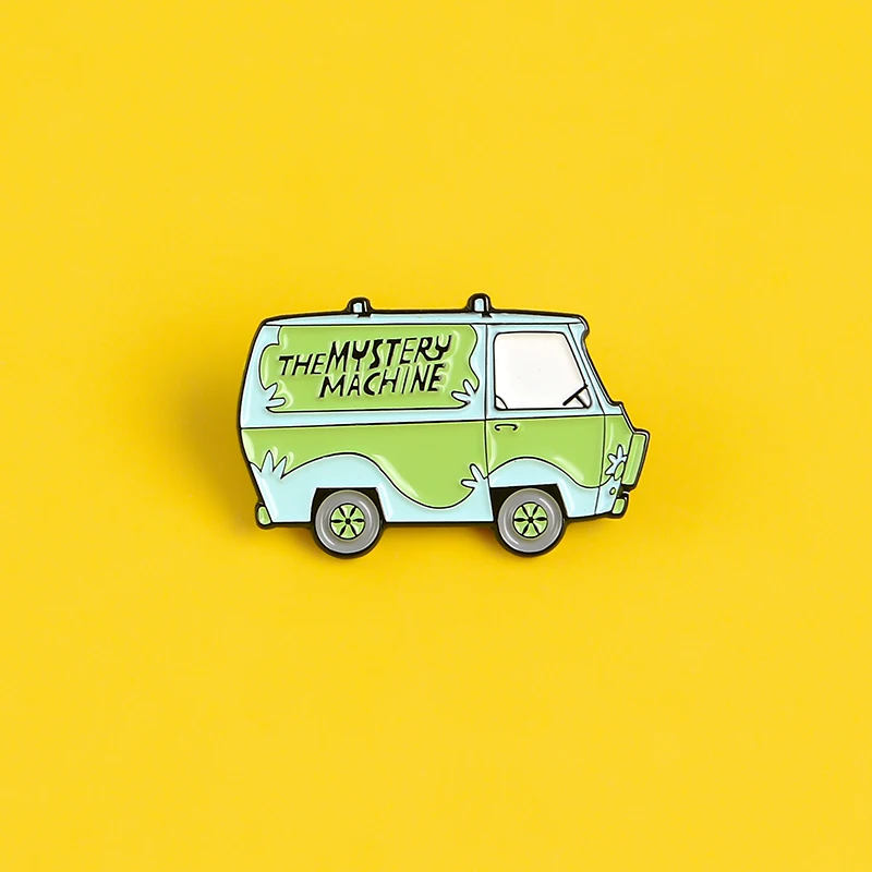 Эмалированная булавка в виде таинственного джунглей дикого автобуса мультяшная