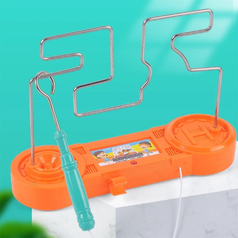 

Don't Buzz The Wire Game, Electric Circuit Science Kit DIY Educational Toy Set for Kids Teens Adults L4MC