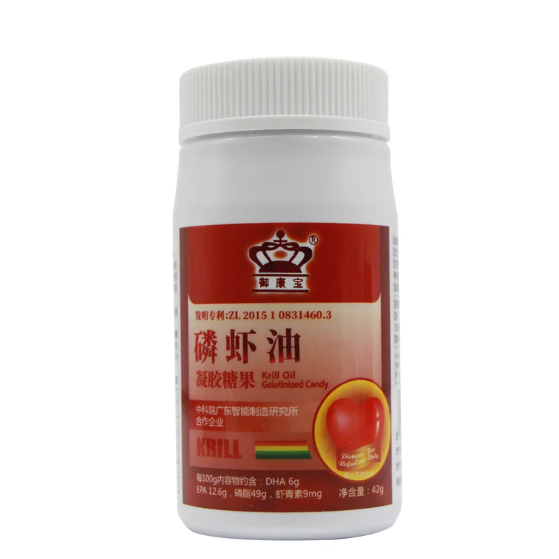 Масло Krill DHA астаксантин EPA мягкие капсулы гель конфеты оптовая продажа OEM