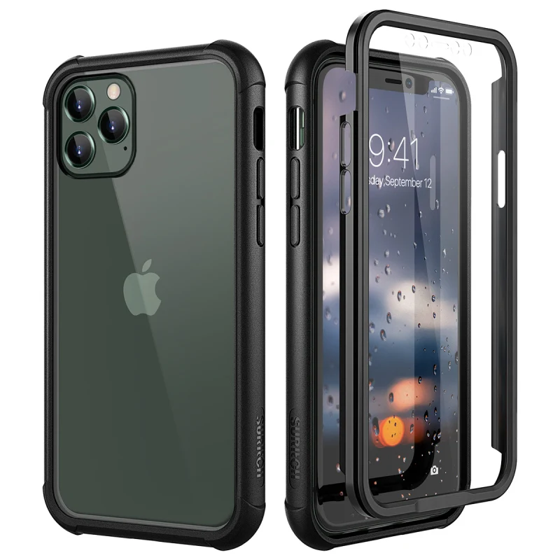 Грандевер Жесткий Чехол для iPhone 11 pro XS Max чехол с защитой экрана PC TPU силикон 360