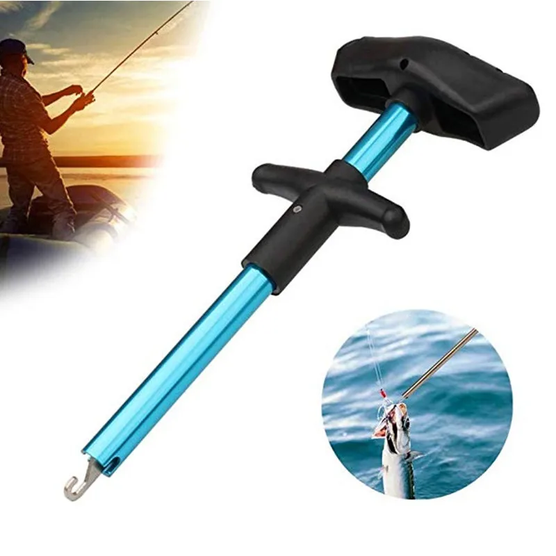 Легкий инструмент для удаления приманок Т образных крючков алюминиевый тубус