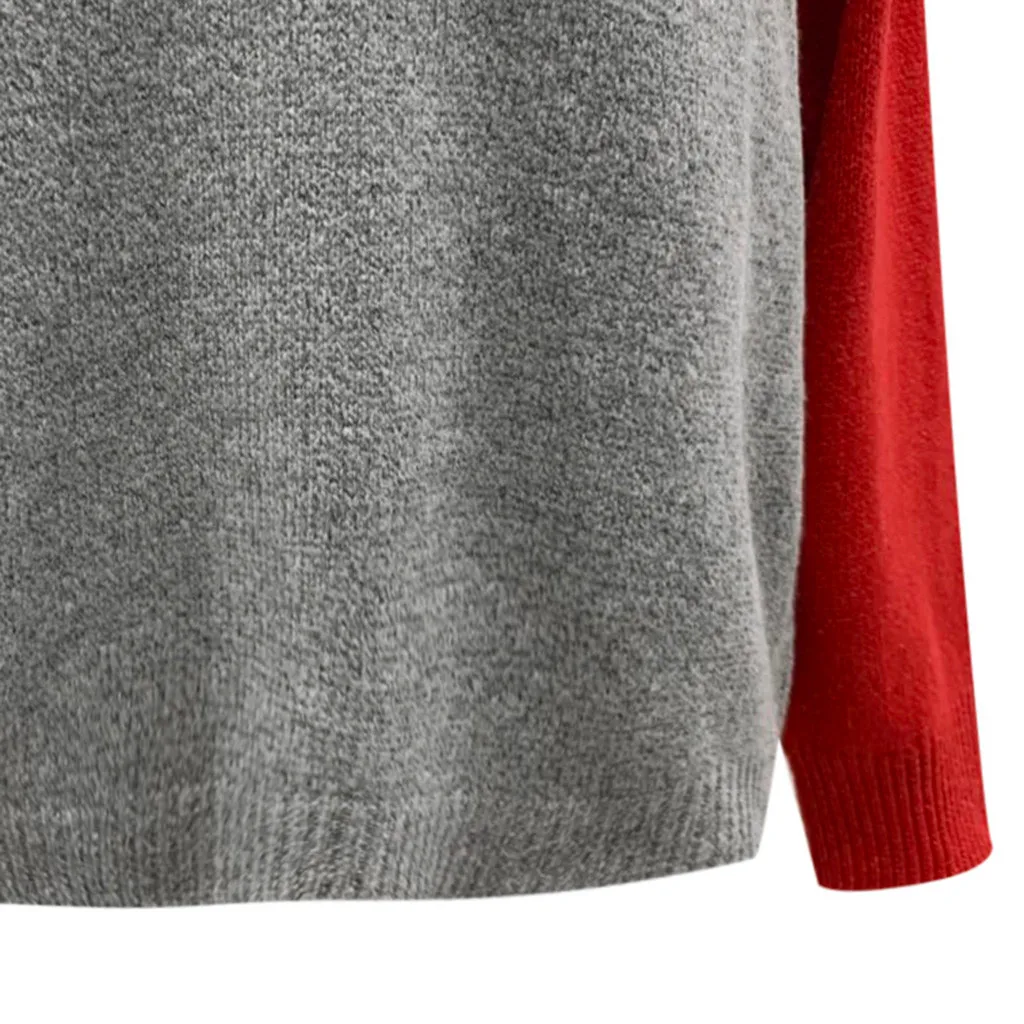 Свободный женский свитер со страусом повседневный цветной вязаный зимняя одежда