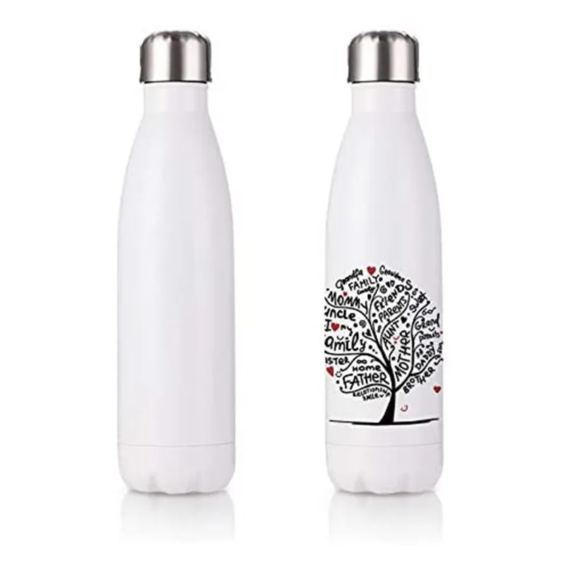 

17oz Sublimation Blanks Water Bottle In Bulk Sport Stainless Steel Insulated Tumblers With Sublimation