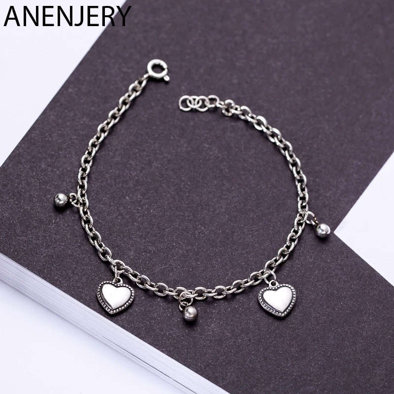 

Женский браслет из серебра 925 пробы с бусинами