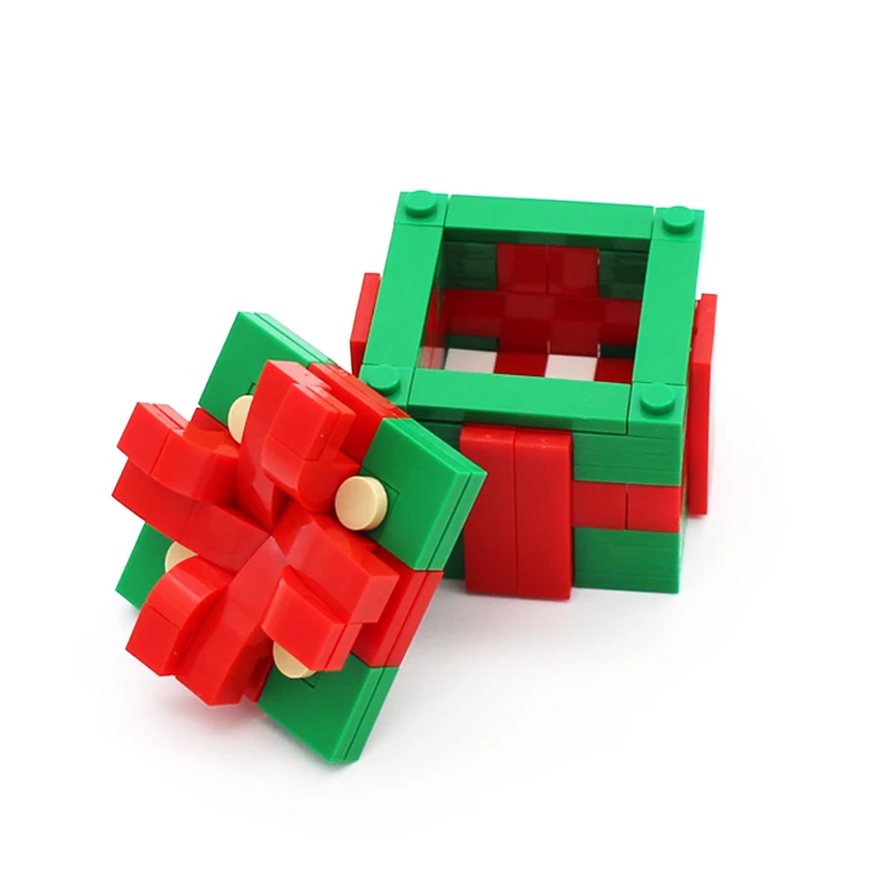 Exquisite Christmas Ring Jewelry Box New Style Building Block Brick Assembles MOC DIY Parts Creative Toys For Proposal Gift | Игрушки и