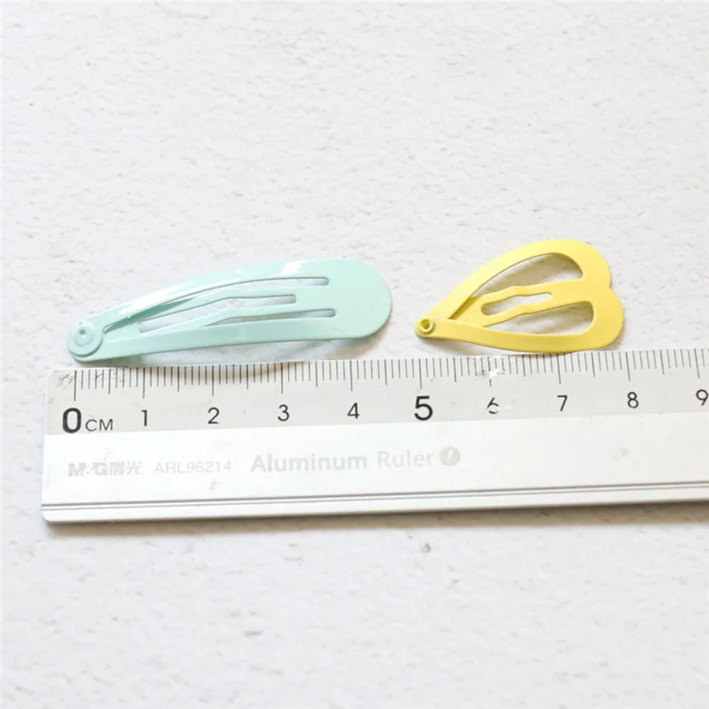 6 шт./компл. милые конфеты металла Цвет малыш девушка шпилька BB кнопки заколки для