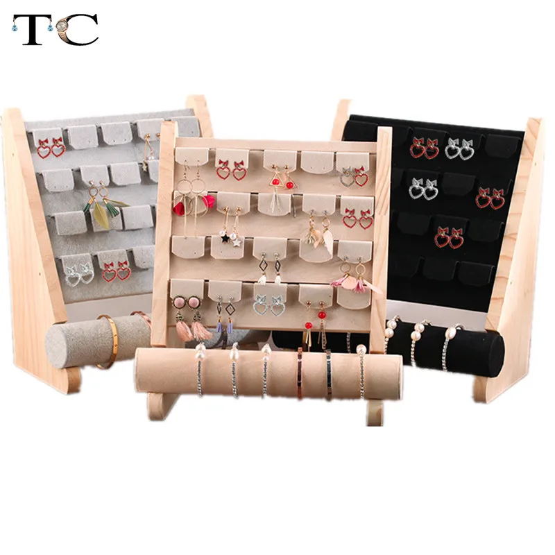 Мульти-функциональные украшения стеллаж для хранения Дисплей реквизит Серьги
