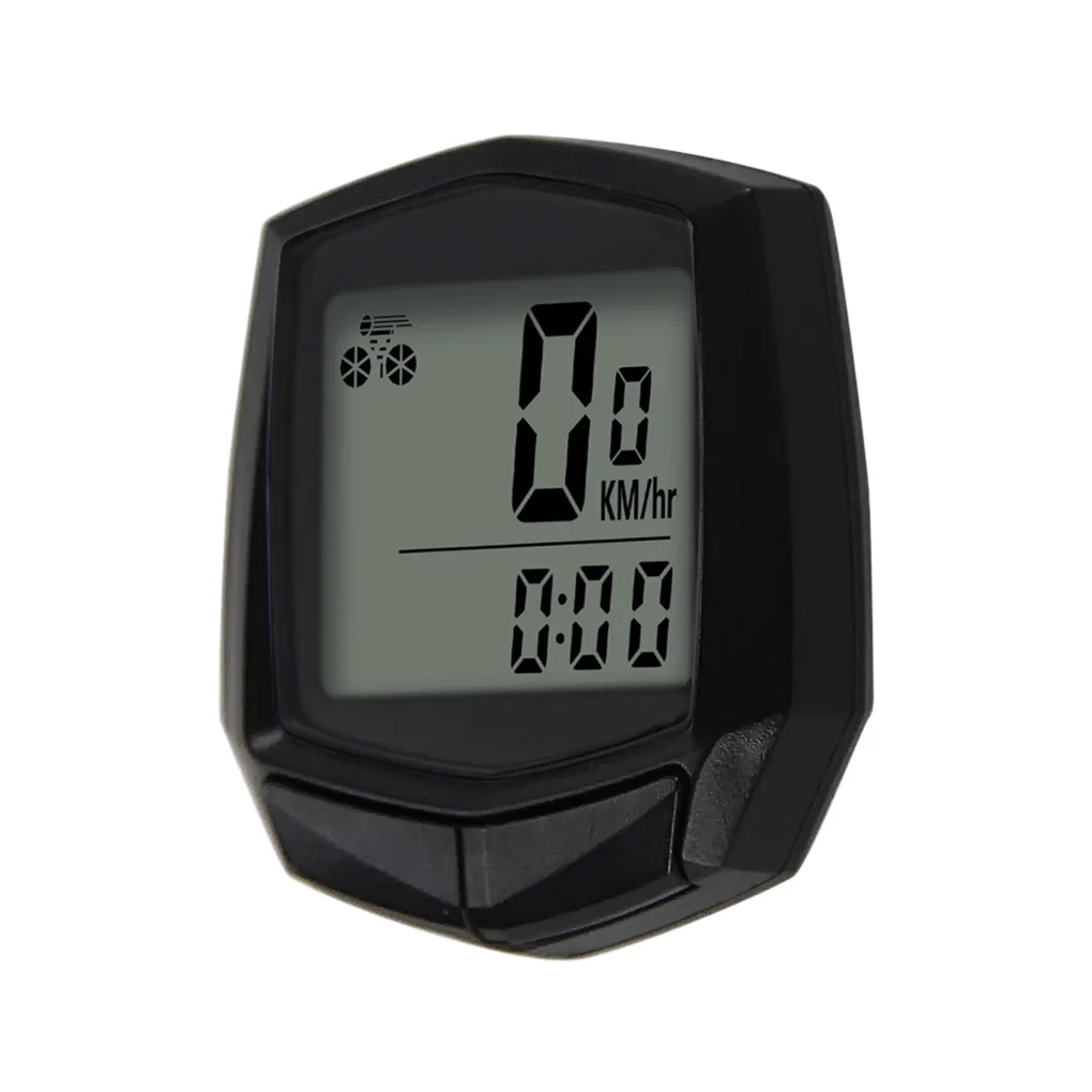 

Waterproof Bike Bicycle Speedometer Sport Computer Wired Portable Multi-Function Stopwatch Odometer LCD Backlight Black
