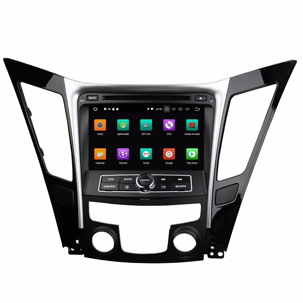 Автомобильный DVD-плеер PX6 8 дюймов Android 9 0 для Hyundai SONATA 2011-2013 мультимедийный плеер