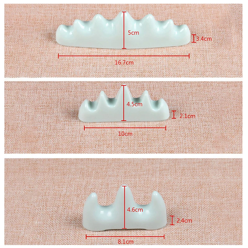 

1 Pcs Ceramic Writing Brush Holder Chinese Calligraphy Pen Holder for Painting