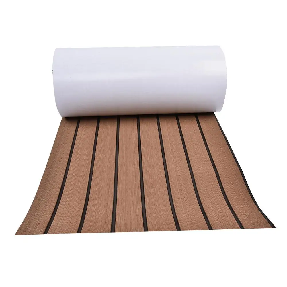 Улучшенный Тиковый настил для лодки морской яхты нескользящий коврик 45 см x 240 см/5