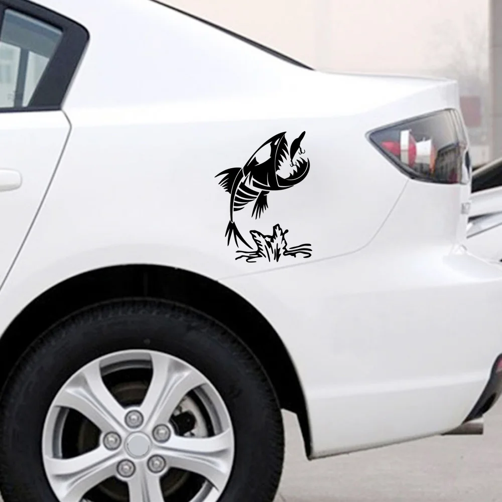 

Cute Piranha Car Stickers Creative Vinyl Sticker On Car Stickers And Decals Window Sticker Car-Styling Decal