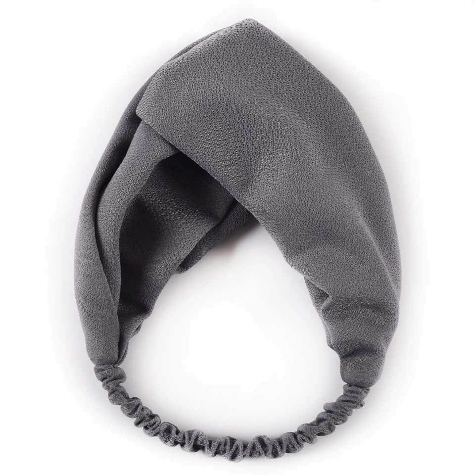 

Women Summer Bohemian Hair Bands Solid Color Headbands Retro Cross Turban Bandage Bandanas HairBands Hair Accessories Headwrap