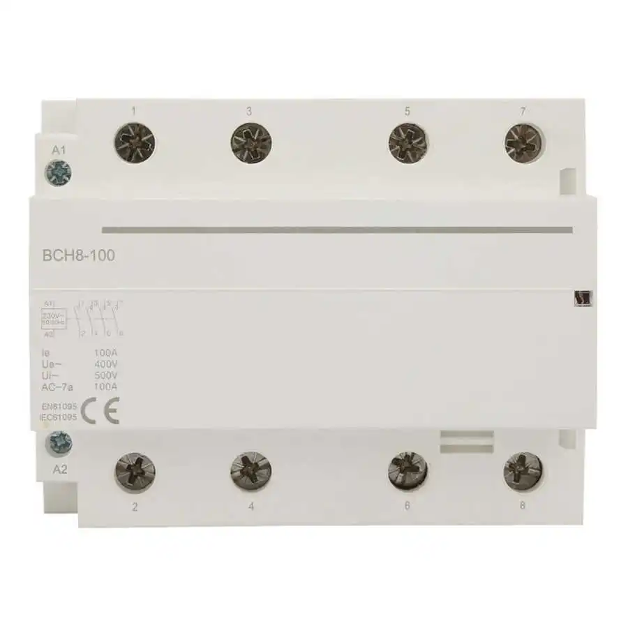 

4P 4NC 50/60HZ Household DIN Rail AC Contactor Low Power Consumption 500VAC MS