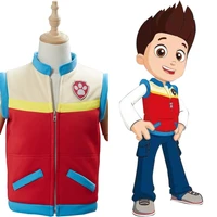 kids costume captain ryder cosplay costume children vest waistcoat outfit halloween carnival costume custom made