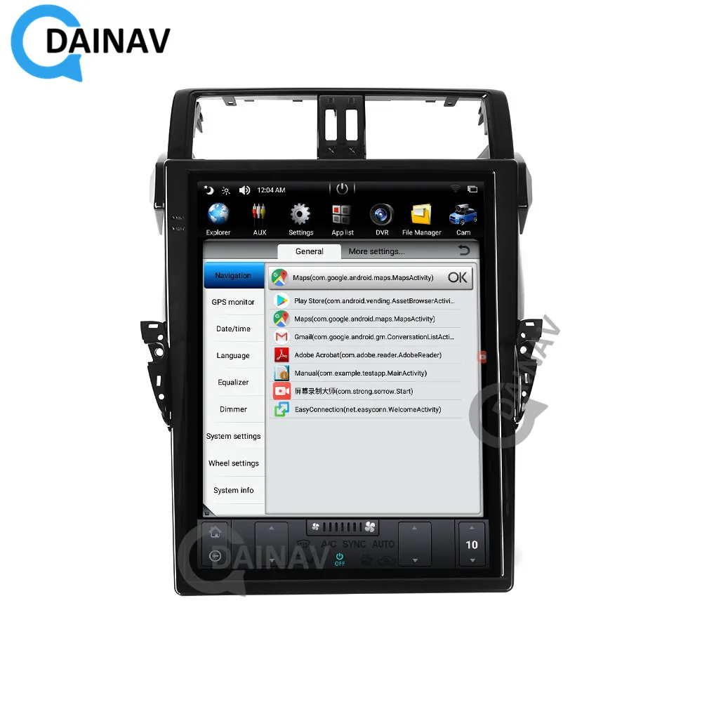 

17inch Car Radio Multimedia Player For Toyota Land Cruiser Prado/LC150/ Prado150 2014 -2019 Car GPS Navigation DVD Player Stereo