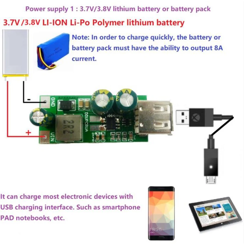 USB-преобразователь постоянного тока с 3 3-5 в на 5-12 В 20 Вт | Строительство и ремонт