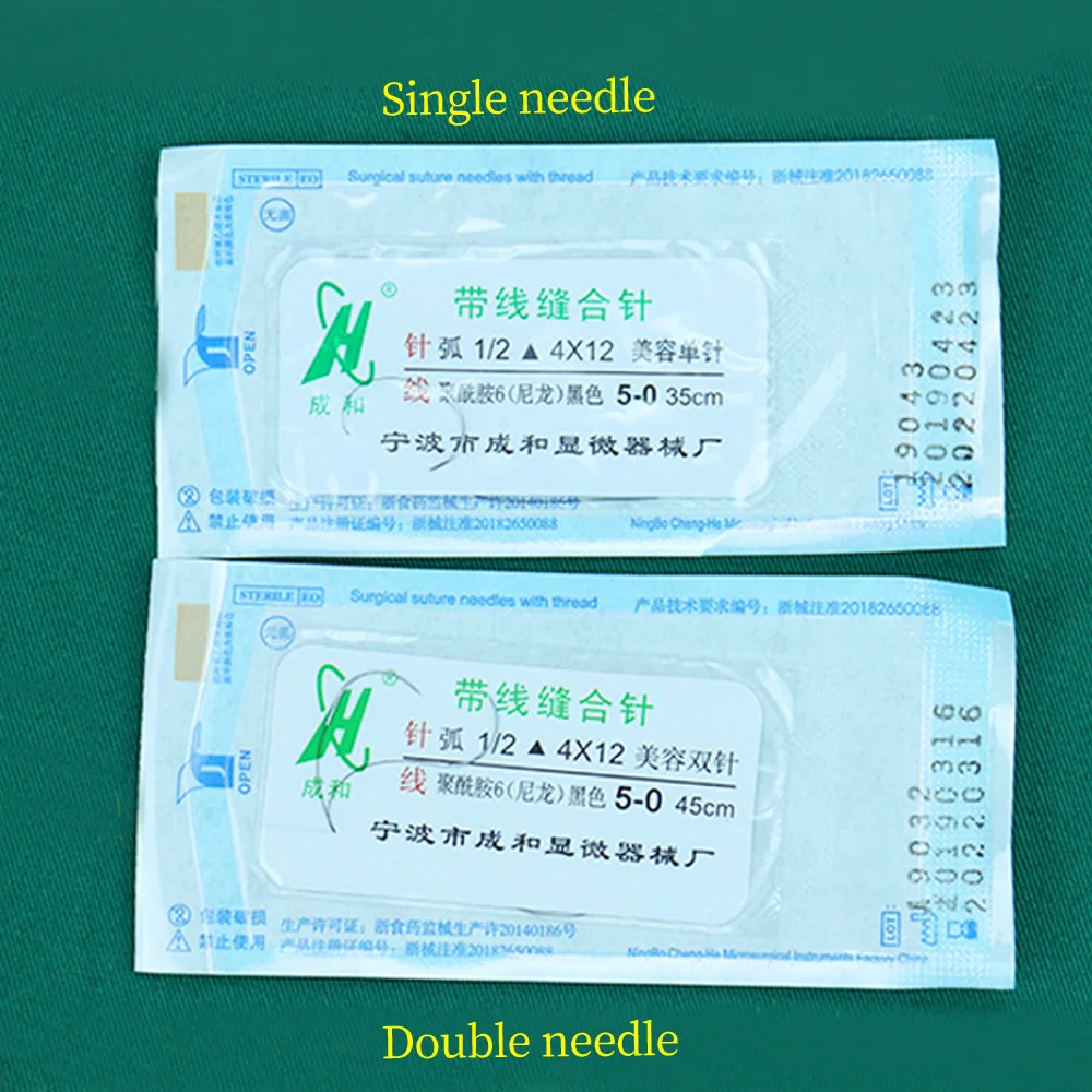 Инструмент для хирургии Шовной иглы нано бесшовная угловая игла Встраиваемая