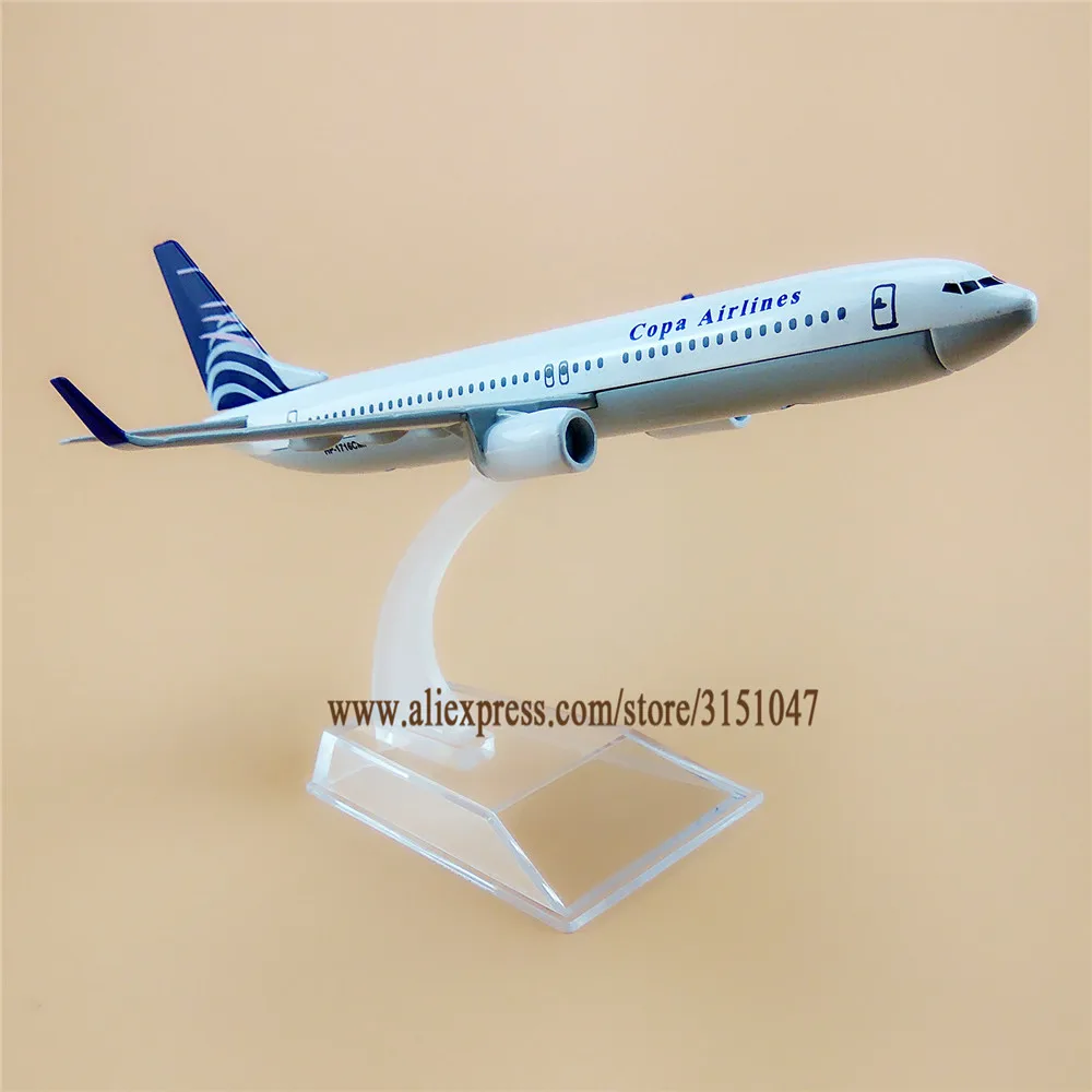 Модель самолета из металлического сплава авиакомпании Copa B737 модель Боинг 737 со