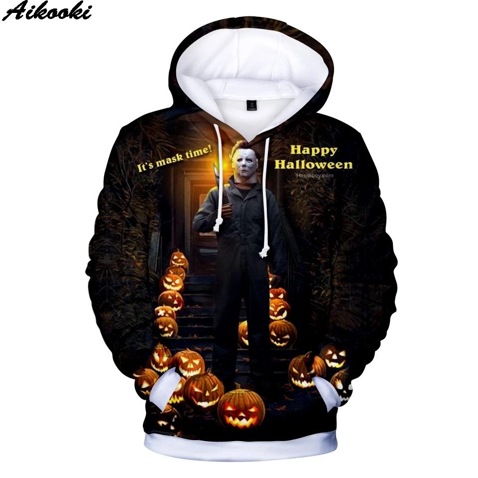 

popular Hot Sale Michael Myers Halloween 3D Hoodies Men Women Fashion Casual Hip Hop Hoodie Michael Myers Halloween Sweatshirts