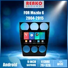 Воздействие на автомобиль Mazda 6 2004- 2015 2 DIN 9 дюймов Android автомобильный радиоприемник с навигацией GPS стерео аудио-видео аксессуары головное устройство с рамкой