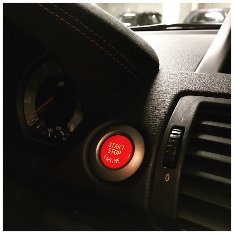 

Car Steering Wheel M Button Stop Button For BMW E90 E92 E93 M3 Accessories M Model Engine Star Ignition Button M Button ABS