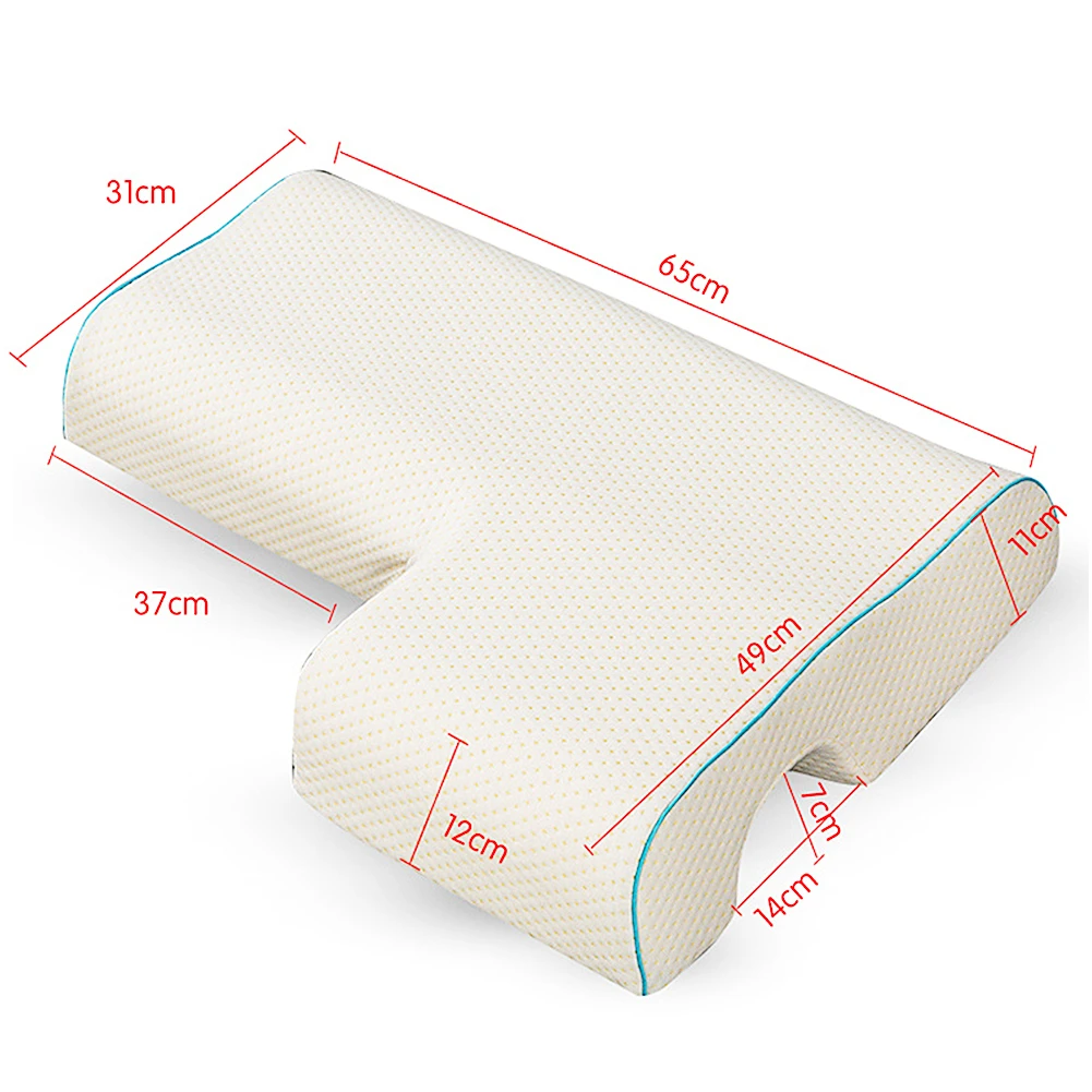 Подушка для пар из пены с эффектом памяти медленно восстанавливающая форму