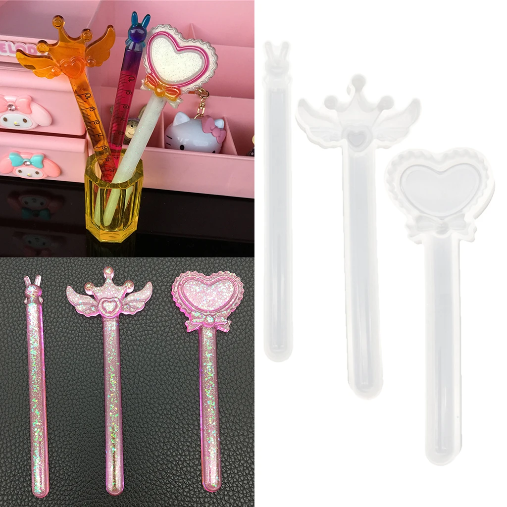 

DIY школьная линейка Канцтовары прессформы литья смолы прессформы с 10 шт весы для малышей детей студентов подарок