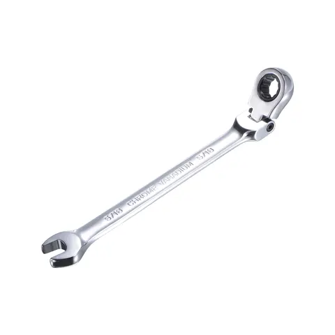 Комбинированный ключ с трещоткой, гаечный ключ с гибкой головкой, 72 зубца, 12 точек, из хромованадиевой стали, ручные инструменты, 5/16 дюймов
