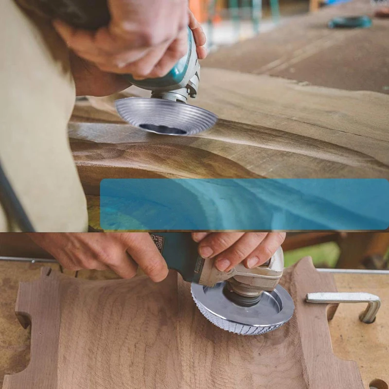 

4-Inch Wood Carving Chain Disc with 22 Teeth. Replaceable Chain and Wheel Forming Discs for Angle Grinder Attachments