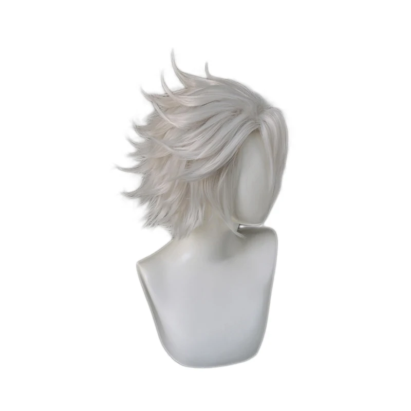 Короткие термостойкие синтетические волосы для косплея шиназугава санеми