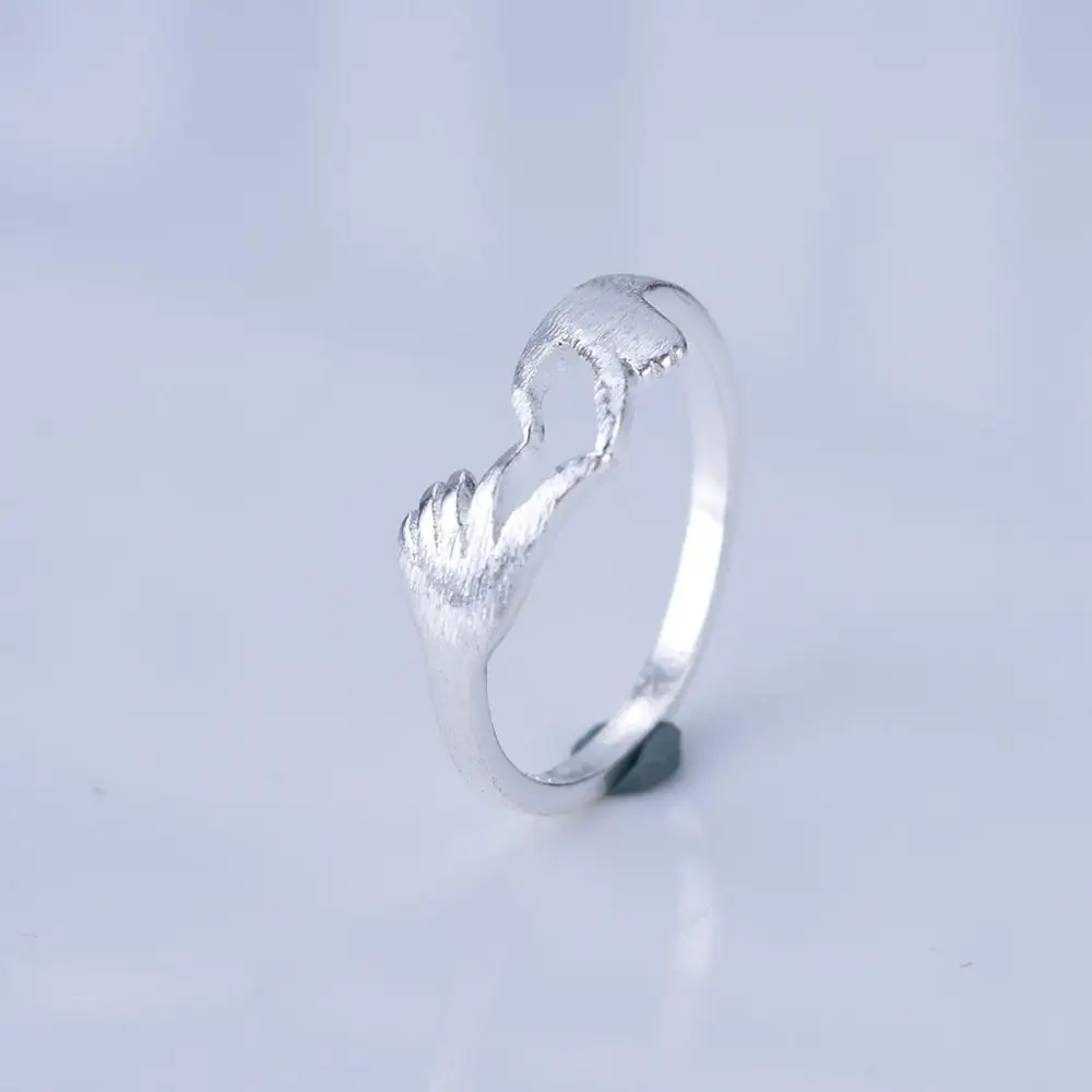 Креативные простые кольца для свадьбы помолвки влюбленных невесты с сердцем