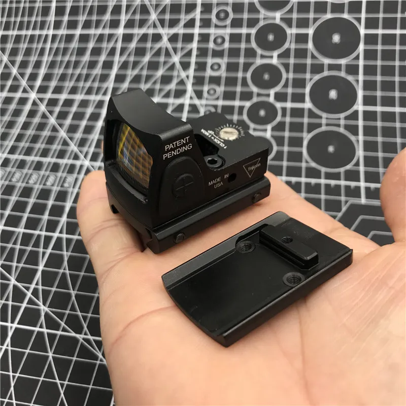 Коллиматор с красной точкой Mini RMR прицел для отражения винтовки подходит планки
