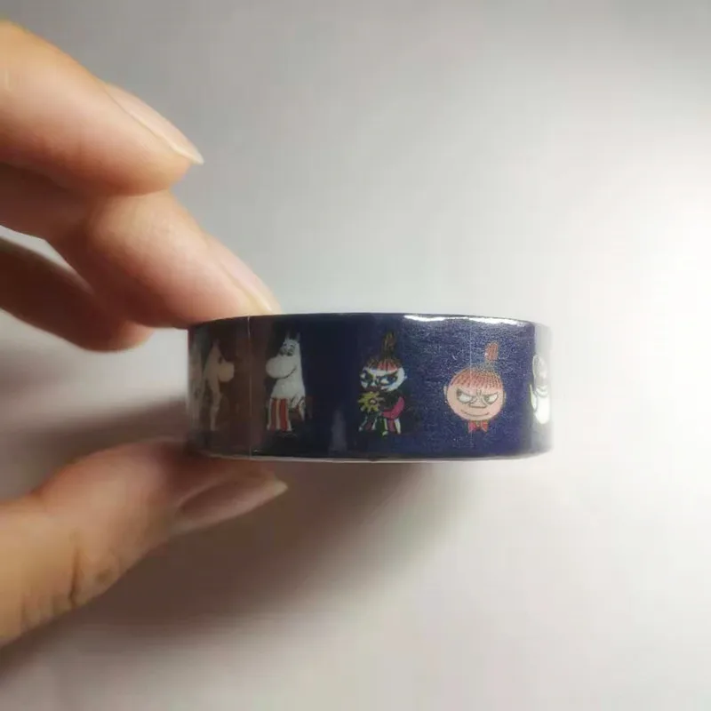 Moomin Muuminpeikko, новинка, модная лента, наклейка, игрушка, наклейка, малыш, Муми, мультяшная наклейка, милый финский персонаж, наклейка, книга - Цвет: 5