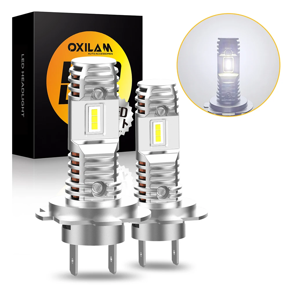 OXILAM 2x 16000LM CSP Led H7 безвентиляторная автомобильная лампа H8 H11 9005 HB3 H4 светодиодная