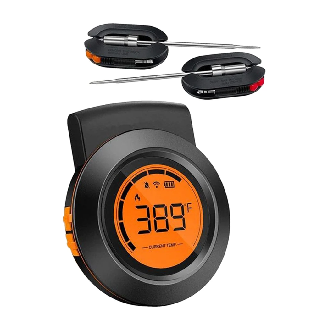 

Wireless Thermometer Timer Outdoor 300feet for Grill Family Gift