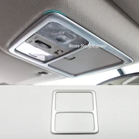 abs matte car front reading lampshade panel cover trim car styling for nissan x trail x trail t31 2008 2013 accessories 1pcs
