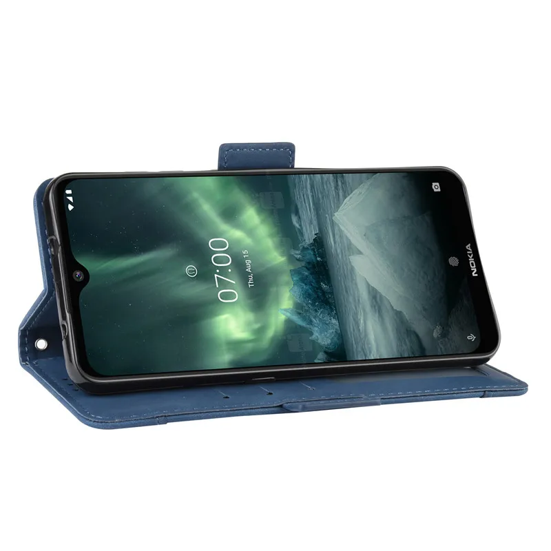 Для Nokia 7,2 чехол с несколькими картами кожаный чехол-книжка с откидной крышкой для кошелька мягкий чехол для Nokia7.2