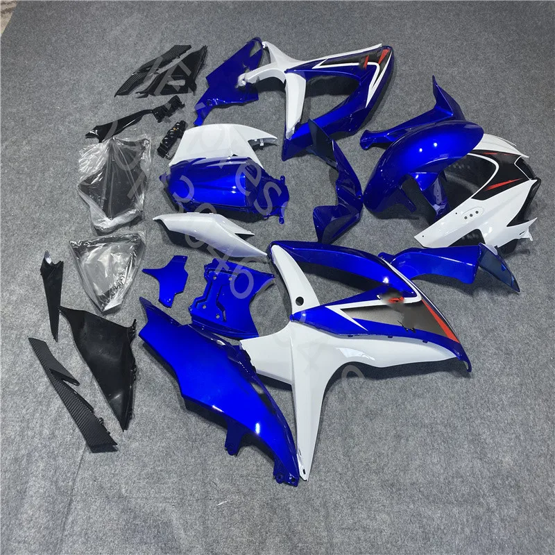 Мотоциклетный комплект обтекателей для suzuki injection gsxr 600 750 08-10 синие черные белые