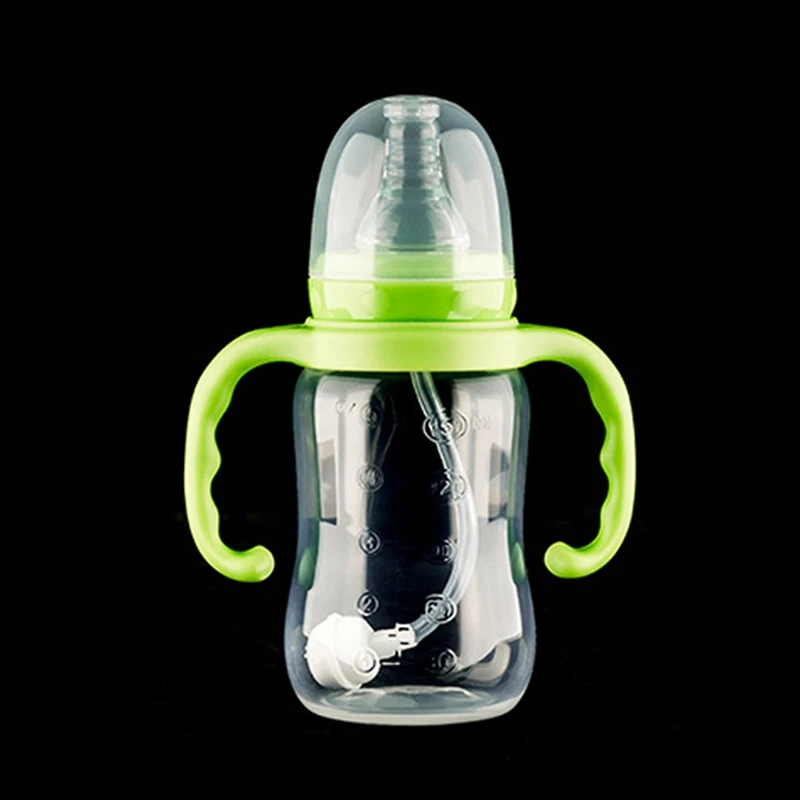 

120/150/240/300ml Cup Leak-Proof Safety Bottle Kids Baby Infant Training Drinking Bottles Cups Water Milk Bottle Soft