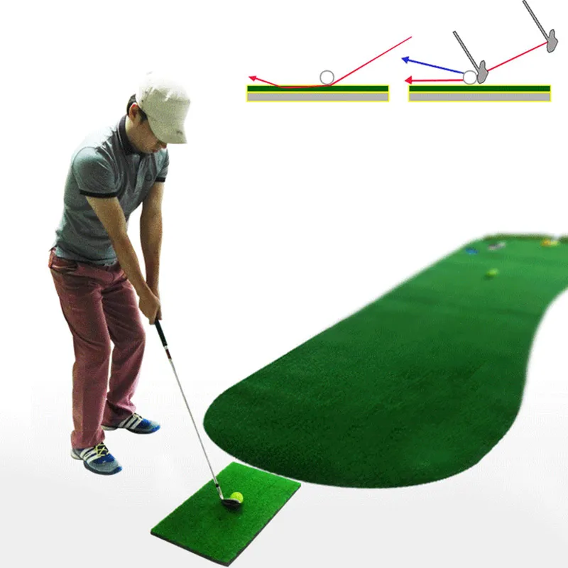 Коврик для тренировок по гольфу коврик ударов вождения домашние тренировочные