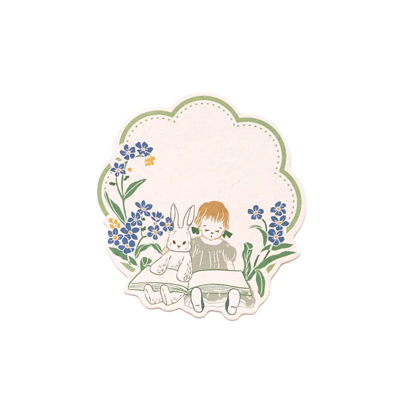 30 шт./компл. винтажный блокнот Ретро стиль для девушек с узором в виде границы