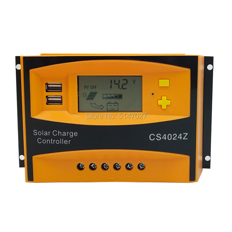 Устройство управления зарядом солнечной батареи ШИМ 12 В/24 в пост. Тока 60 А/50 а/40 А