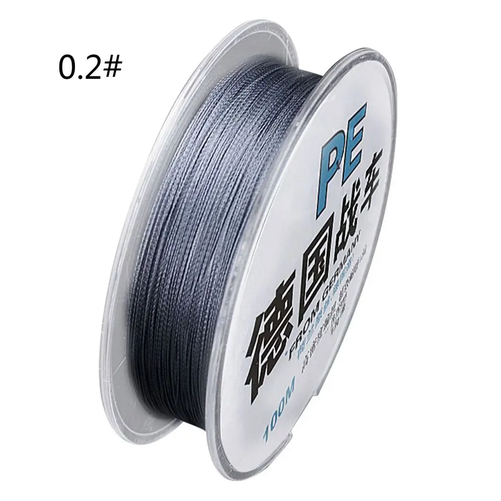 Сверхдлинная 100 метров высокопрочная мультифиламентная полиэтиленовая